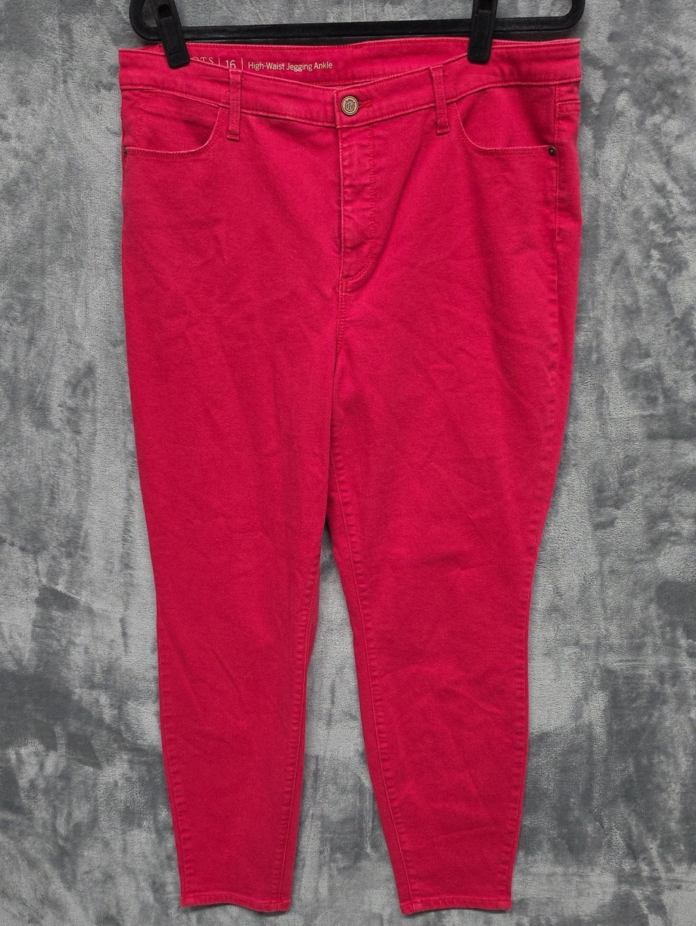 Talbots Bright Pink High-Waist Jeggings